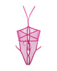 Lataa kuva gallerian katseluohjelmaan, Allure Nicola Open Cup Mesh Teddy Hot Pink S/M
