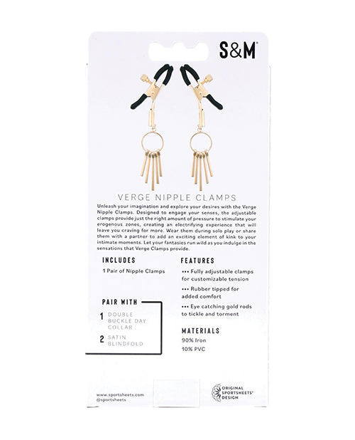 Load image into Gallery viewer, Sex &amp; Mischief Verge Nipple Clamps
