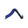 Load image into Gallery viewer, Plesur 15 Inch Leather Flogger Blue Suede Tails With Decorative Handle
