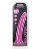 Indlæs billede i gallerifremviser, Shots RealRock 10" Slim Dildo Glow in the Dark - Neon Purple
