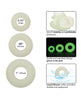 Bild in den Galerie-Viewer laden, Alpha Liquid Silicone Glow in the Dark Cock Ring - Set of 3

