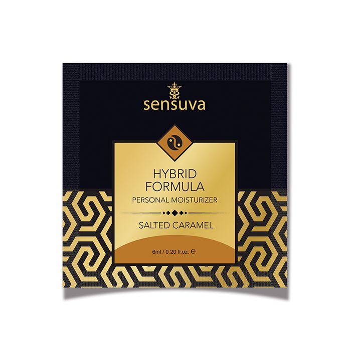 Sensuva Hybrid Personal Moisturizer Single Use Packet - 6 ml Salted Caramel