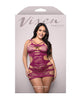 Load image into Gallery viewer, Vixen For The Thrill Leopard Knit Cut Out Dress - Magenta QN
