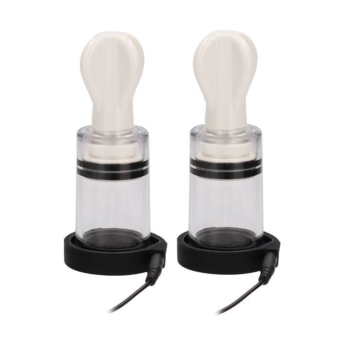 Shots Electroshock Nipple Suckers - Clear