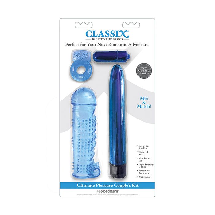 Classix Ultimate Pleasure Couples Kit - Blue