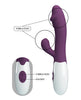 Cargue la imagen en el visor de la galería, Pretty Love Snappy Rabbit Purple Dual Stimulation G Spot Clitoral Vibe
