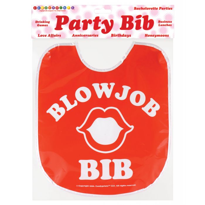 Hilarious Blow Job Party Bib Gag Gift for Bachelor and Bachelorette Parties