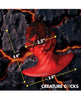 Load image into Gallery viewer, Creature Cocks Dragonspawn Silicone Butt Plug Medium - Black/Red
