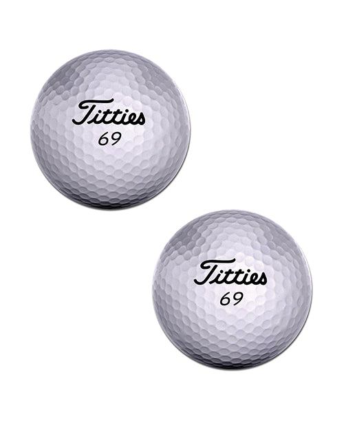 Pastease Titties Golf Ball - Black/White O/S