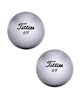Load image into Gallery viewer, Pastease Titties Golf Ball - Black/White O/S
