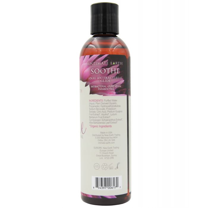 Intimate Earth Soothe Anti-Bacterial Anal Lubricant - 120 ml