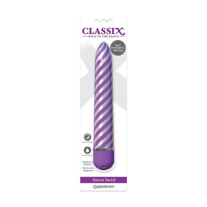 Classix Sweet Swirl Vibrator - Purple - Article product