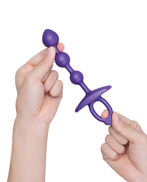 b-Vibe Zip Silicone Anal Beads