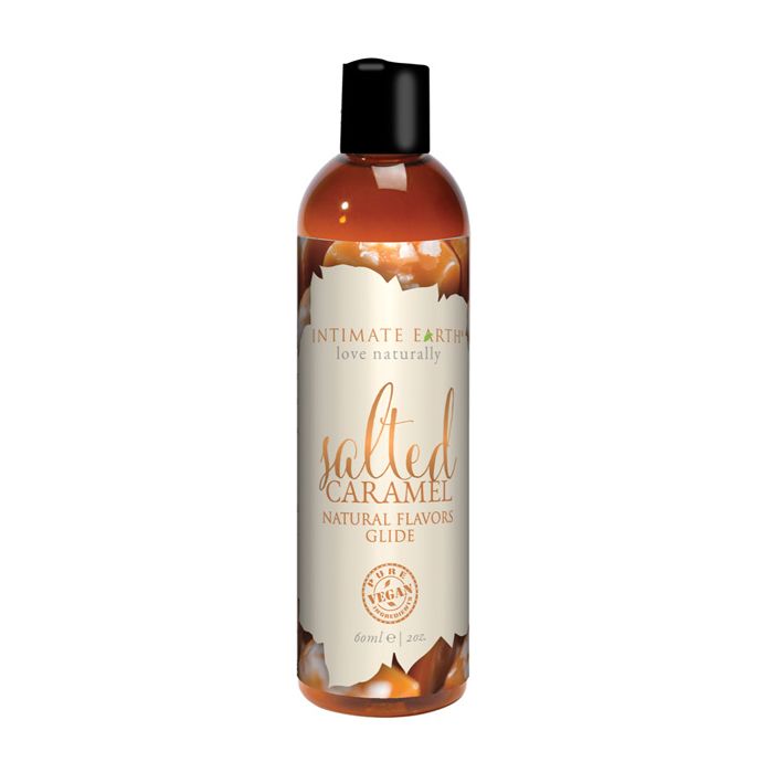 Intimate Earth Sabores Naturales Glide - 60 ml Caramelo Salado