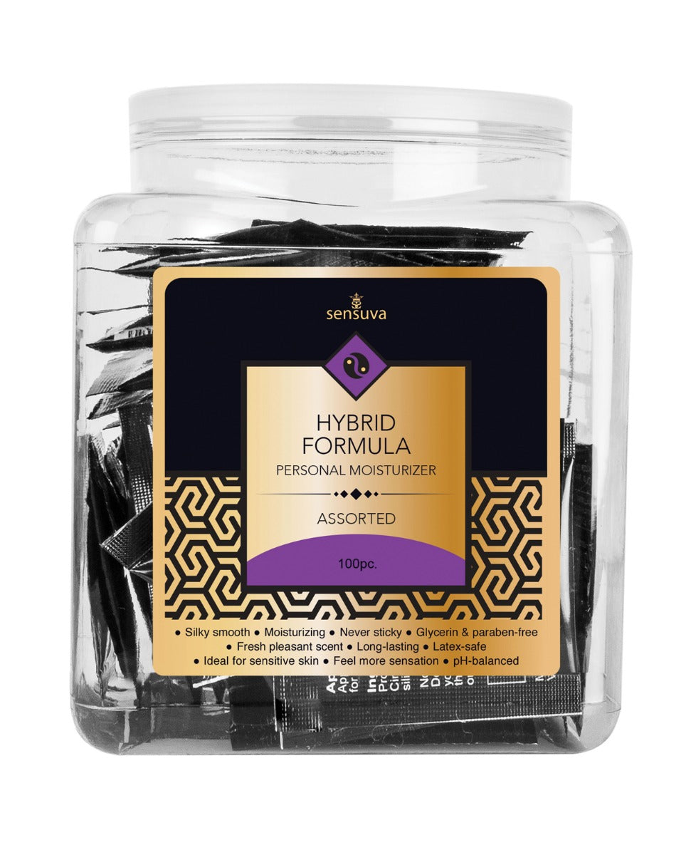 Sensuva Hybrid Personal Moisturizer Tub - Asst. Tub of 100