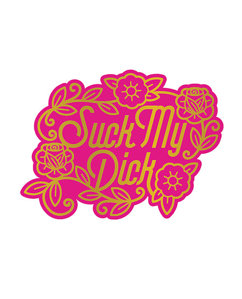 Pink And Gold Wood Rocket Porn Suck My Dick Enamel Pin