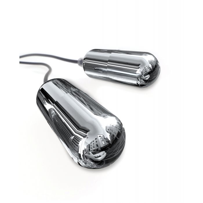 Cargue la imagen en el visor de la galería, Classix Dual Vibrating Head Teaser - Black/Smoke
