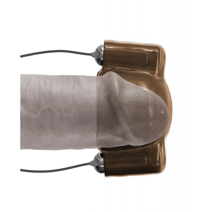 Classix Dual Vibrating Head Teaser - Black/Smoke