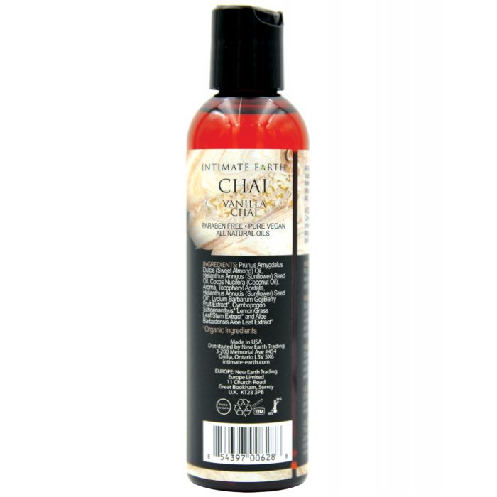 Huile de massage Intimate Earth Chai - 120 ml Vanille & Chai
