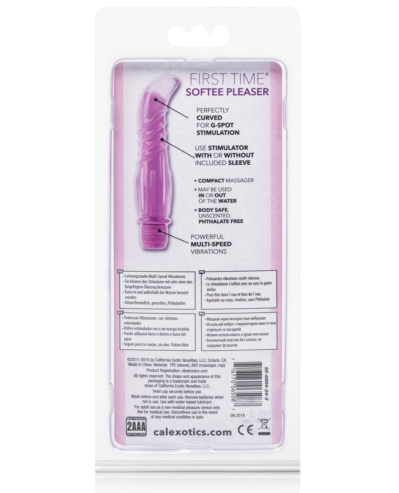 Eerste Keer Softee Pleaser - Paars