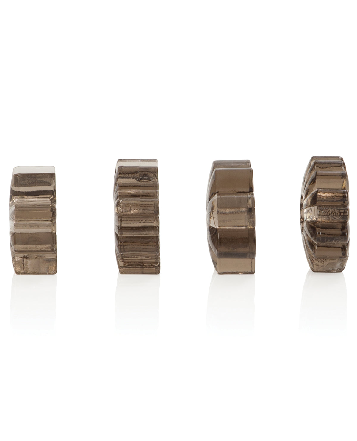Anillos Básicos Esenciales - Humo Juego de 4