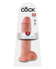 Ladda bilden i Galleri Viewer, King Cock 11 Inch Dildo With Balls Flesh Realistic Texture
