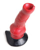 Indlæs billede i gallerifremviser, Creature Cocks Hell-Hound Canine Penis Silicone Dildo - Red/Black
