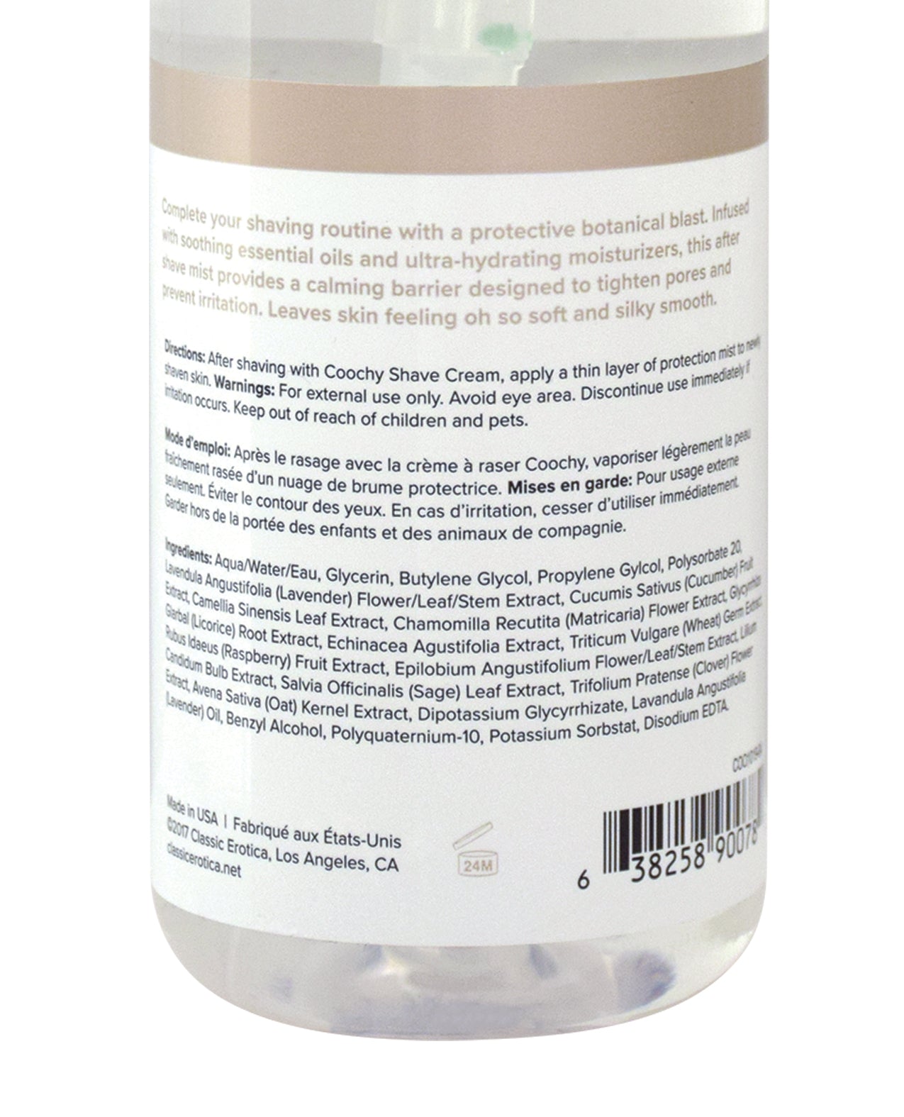 COOCHY Rash Rescue Mist - 4 oz Botaniczny Zastrzyk
