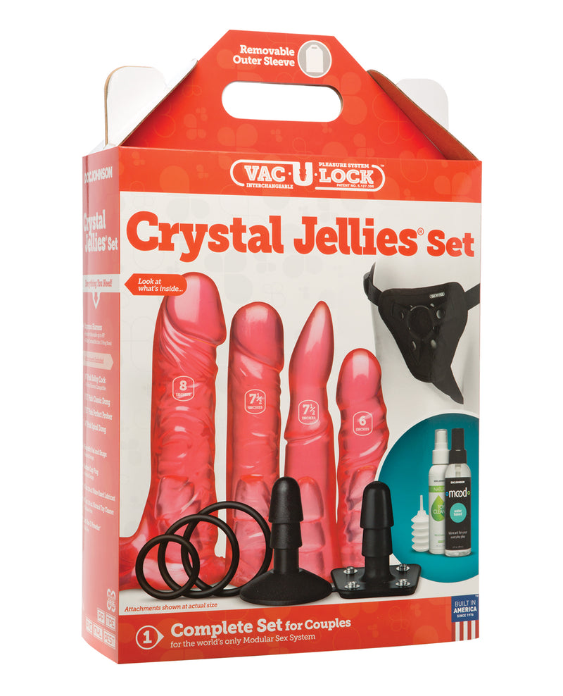 Load image into Gallery viewer, Vac-U-Lock Crystal Jellies Set - Pink
