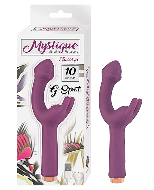 Masajeador Vibrador Mystique para Punto G - Berenjena