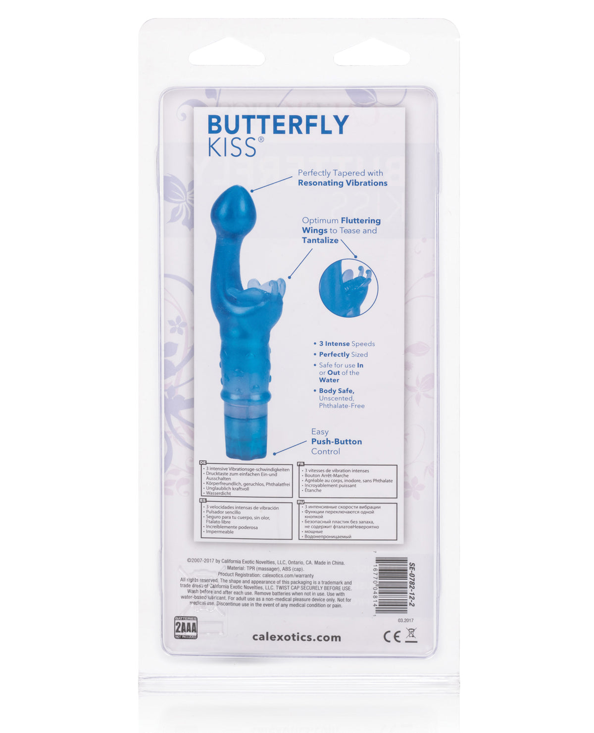 Baiser de papillon - Bleu