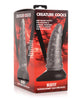 Load image into Gallery viewer, Creature Cocks Beastly Tapered Bumpy Silicone Dildo - Silver/Black
