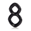 Load image into Gallery viewer, Crazy 8 Enhancer Double Cock Ring - Black
