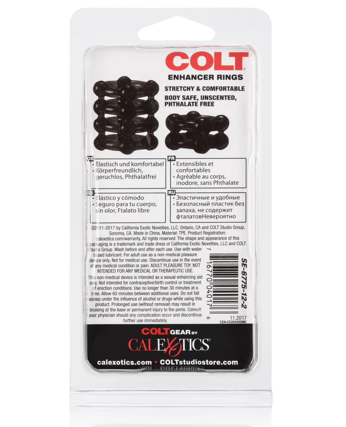 COLT Förstärkningsringar - Svart