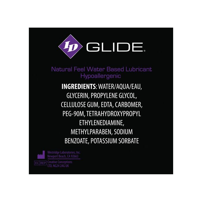 ID Glide vesipohjainen liukuvoide - 4.4 oz käännettävä korkkipullo