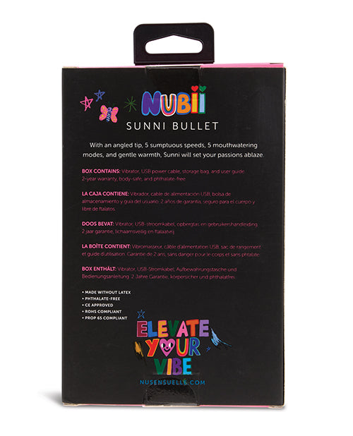 Nu Sensuelle Sunni Nubii Warming Bullet - Purple