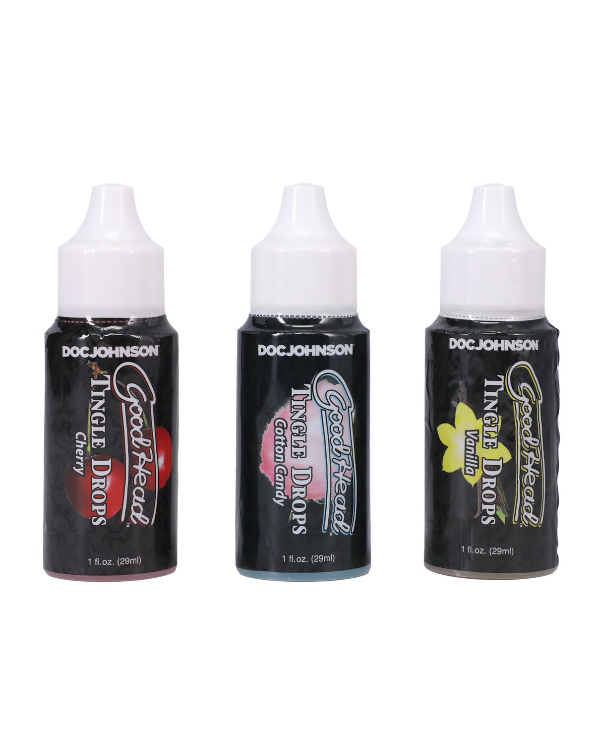 GoodHead Tingle Drops Kit With French Vanilla Cotton Candy Sweet Cherry