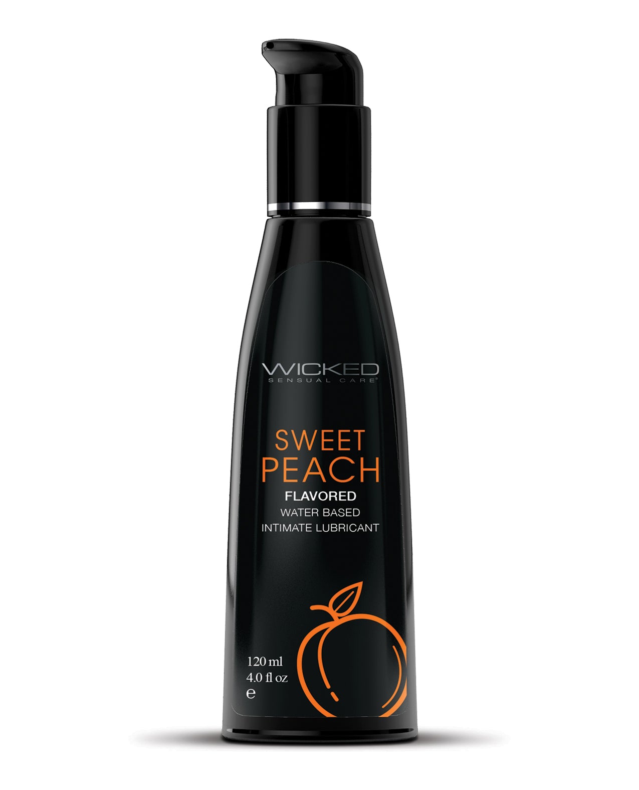 Lubrificante à base de água Wicked Sensual Care - 4 oz Pêssego Doce