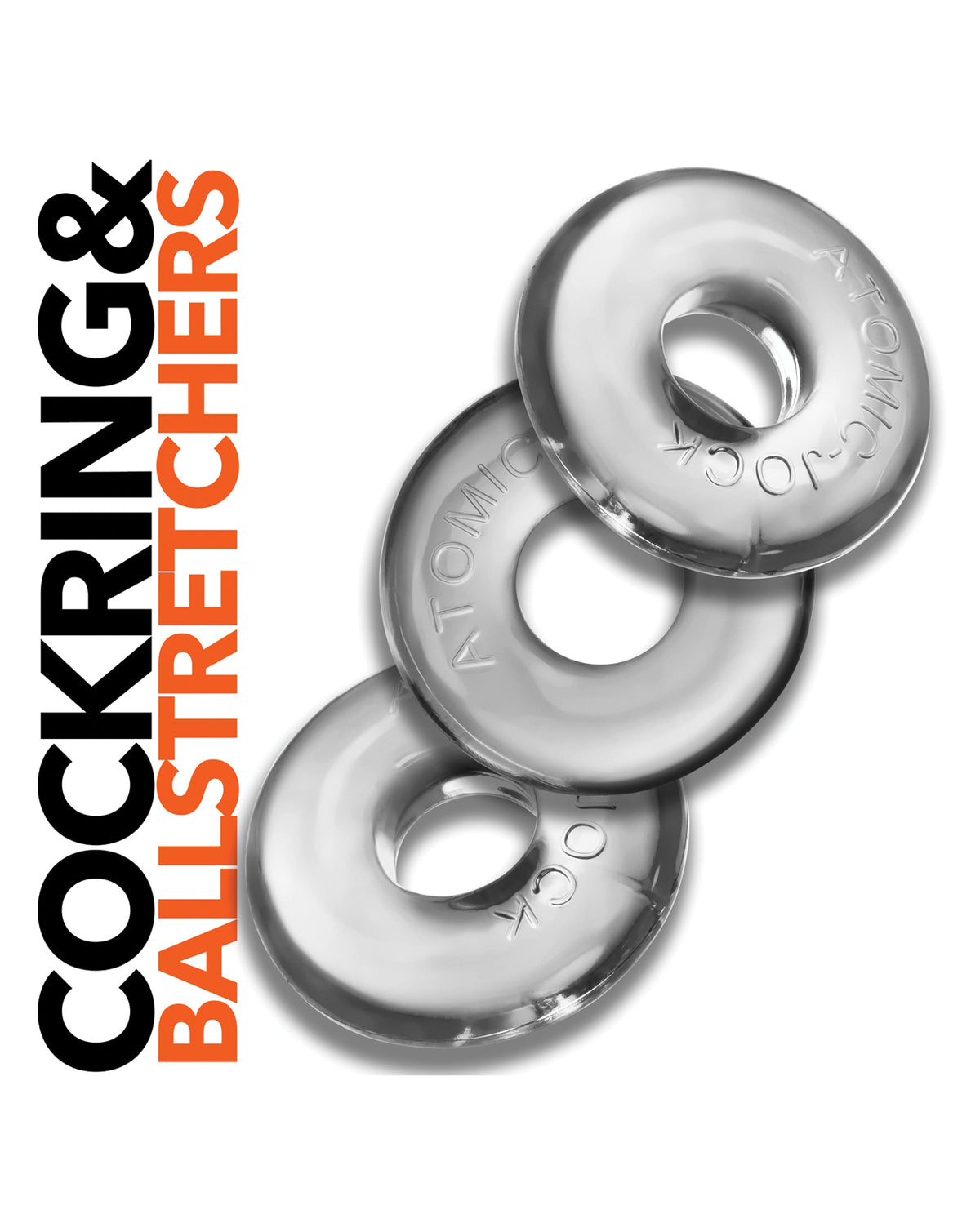 Oxballs Ringer Donut 1 - Clear Pack of 3