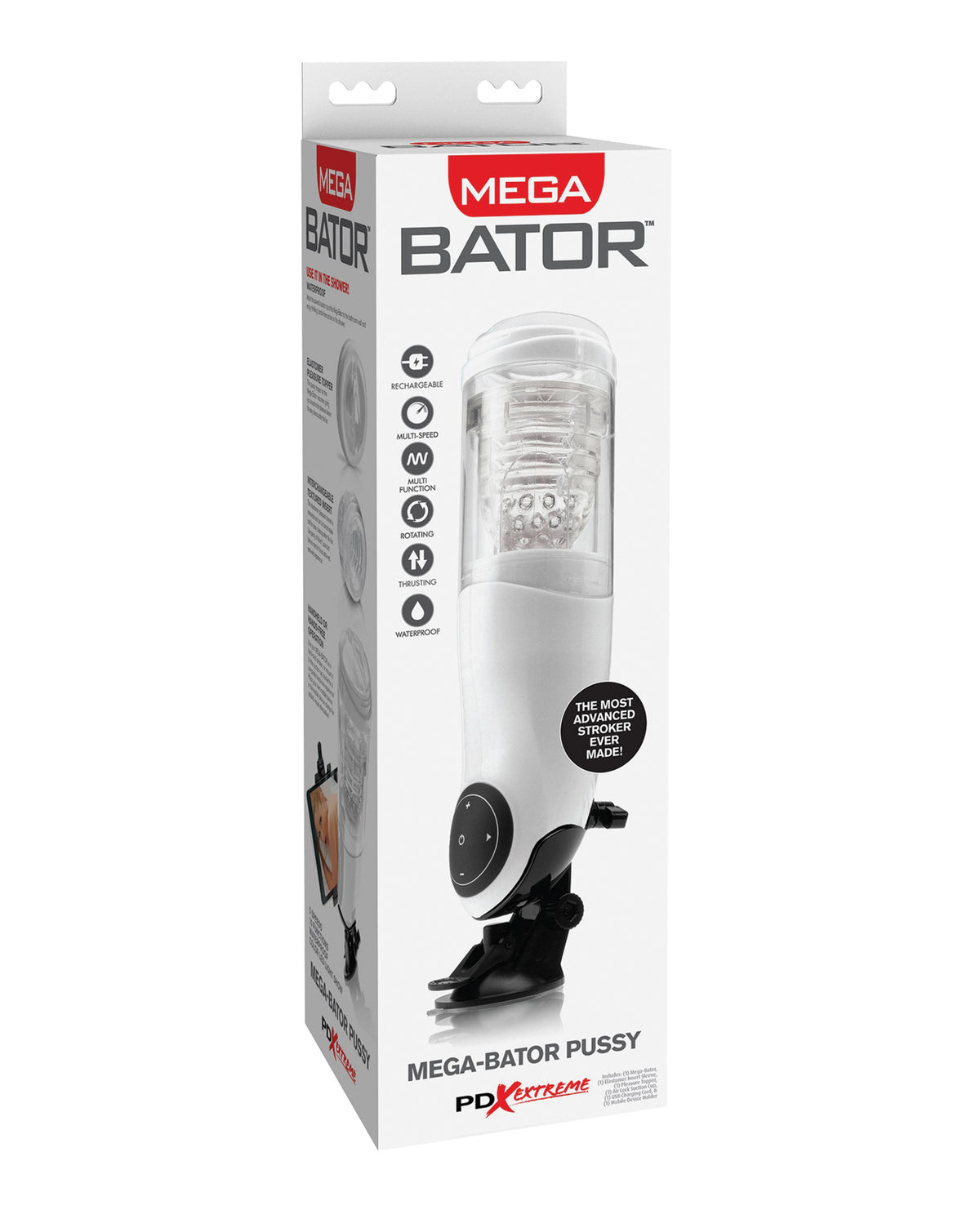 Pipedream Extreme Toyz Mega Bator Rechargeable Strokers - Pussy