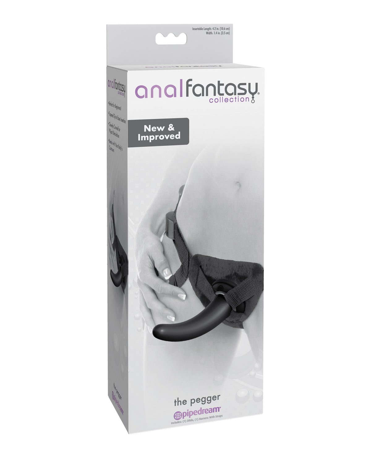 Kolekcja Anal Fantasy The Pegger - Czarny