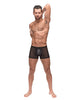 Afbeelding laden in Galerijviewer, Private Screening Micro Mesh Modal Skull Pouch Short Black
