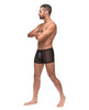 Afbeelding laden in Galerijviewer, Private Screening Micro Mesh Modal Skull Pouch Short Black
