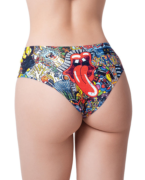 Mememe Psychotropical Trash Printed Slip LG