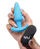 Cargue la imagen en el visor de la galería, Bang! 21X Vibrating Silicone Butt Plug w/Remote - Blue
