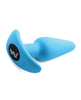 Cargue la imagen en el visor de la galería, Bang! 21X Vibrating Silicone Butt Plug w/Remote - Blue
