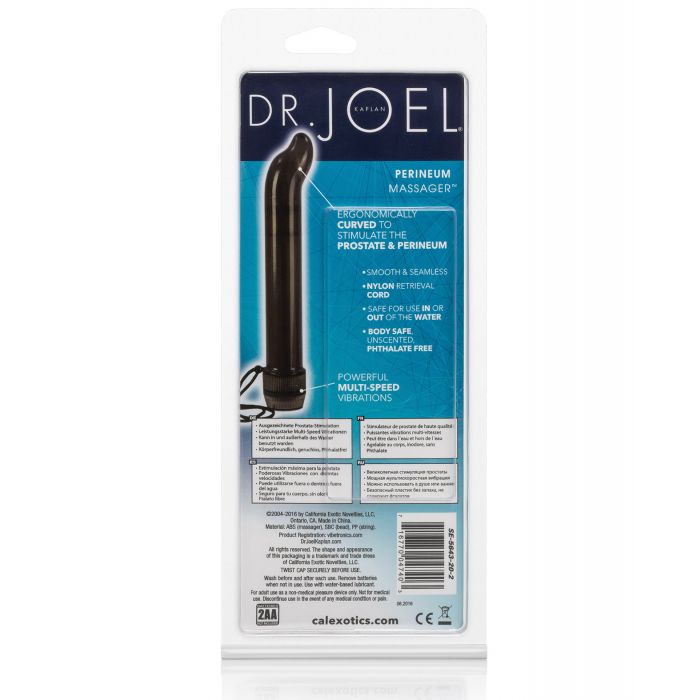 Dr. Joel Kaplan 6.5" Perineum Massager - Black