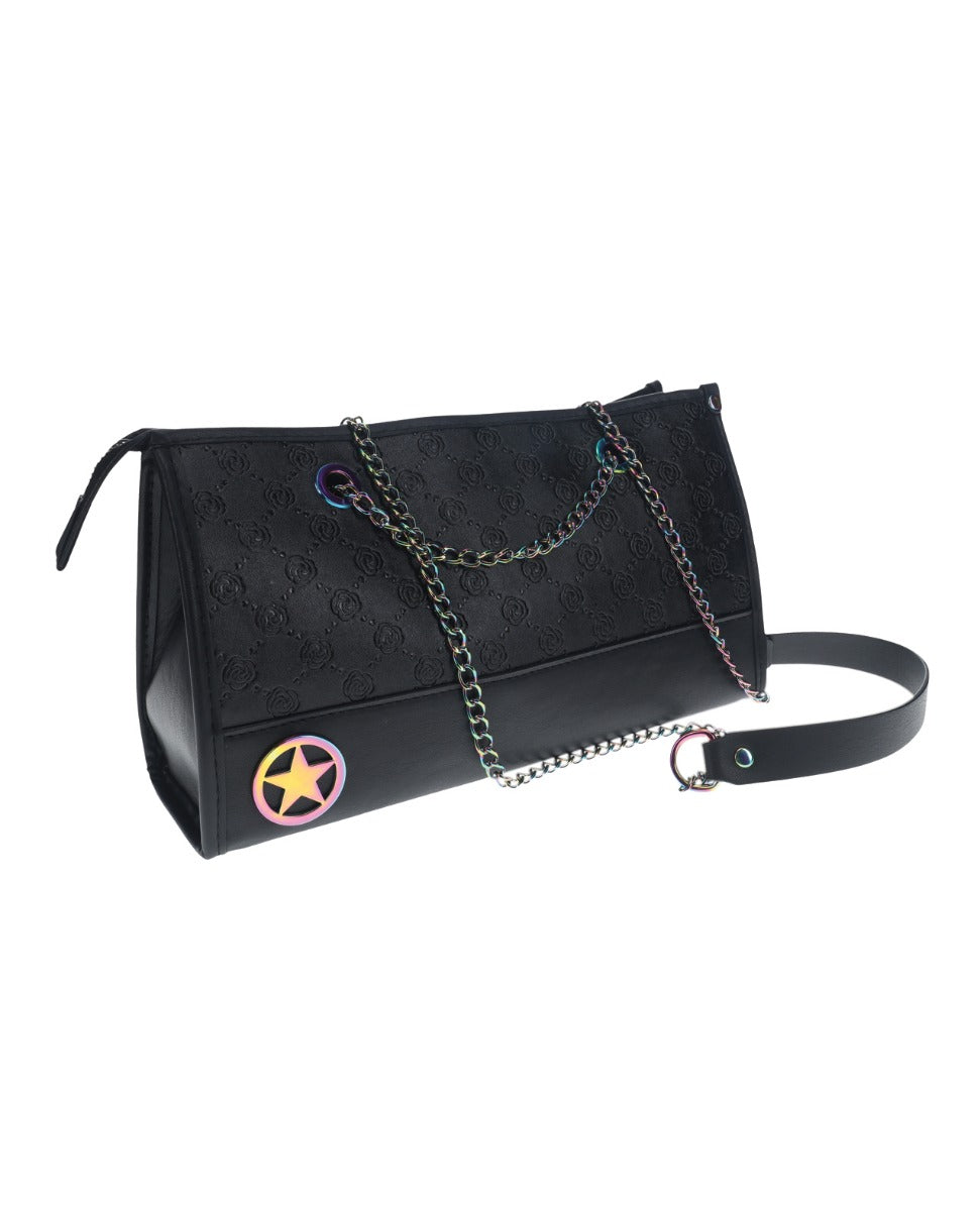 Shots Ouch! Venice Collection Bondage Kit w/Bag - Black/Iridescent