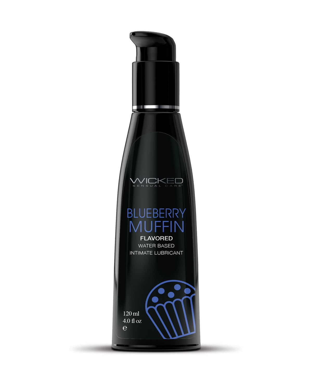 Wicked Sensual Care Water Based Lubricant Blueberry Muffin 4 Oz