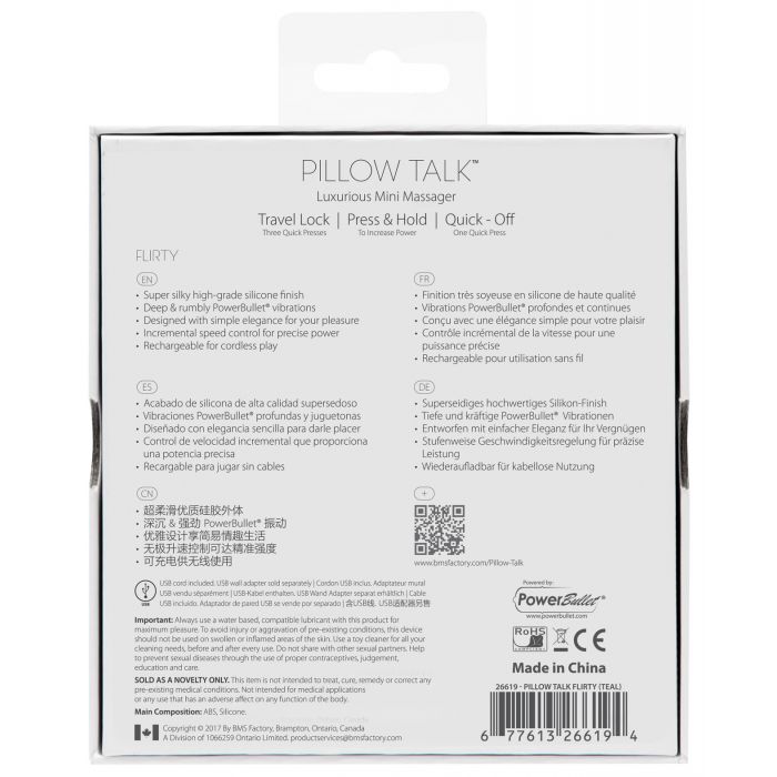 Load image into Gallery viewer, Pillow Talk Flirty Bullet - Teal
